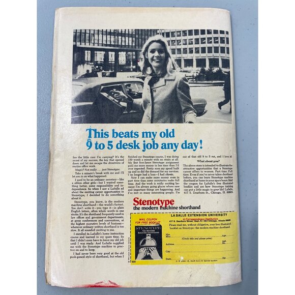 Charlton Comics For Lovers Only #67 Oct 1972 Romance Comic Book Bagged Boarded - Picture 6 of 6